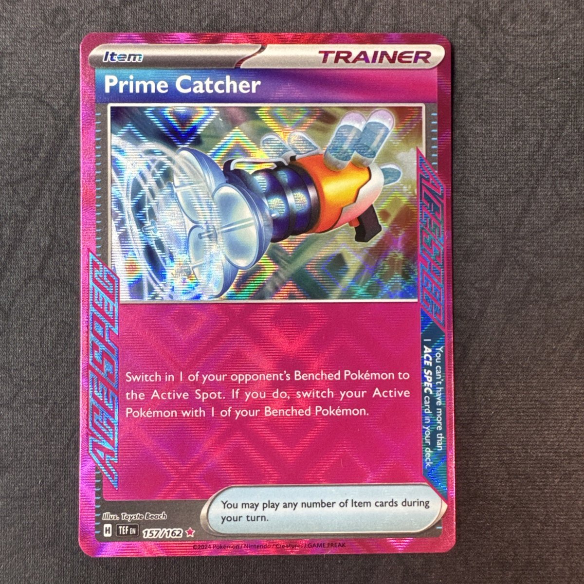 Prime Catcher 157/162 SV05: Forze Temporali Holo Trainer Pokemon