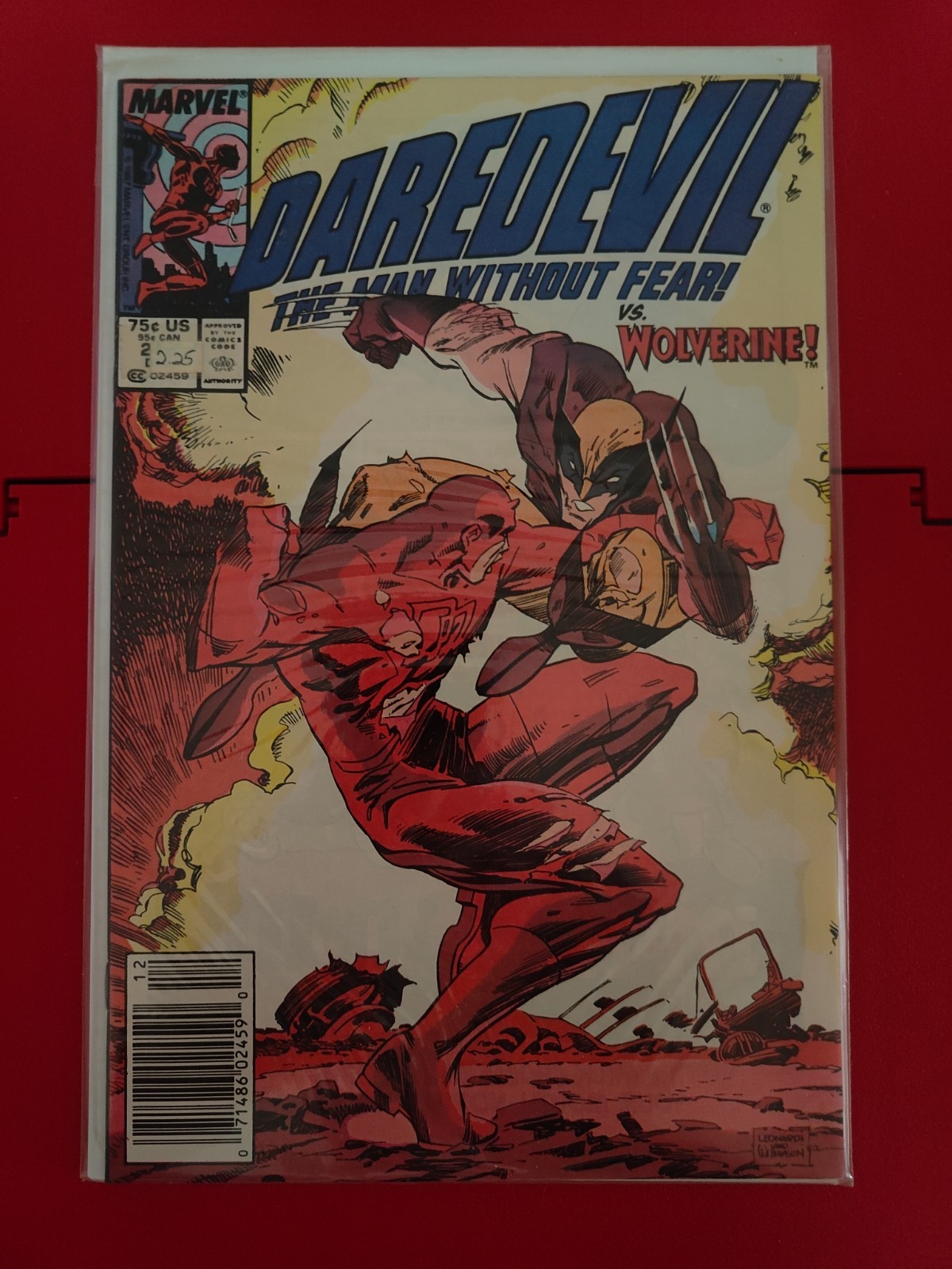 Daredevil # 249 (1987 Marvel Comics) Wolverine NEWSSTAND HIGH GRADE