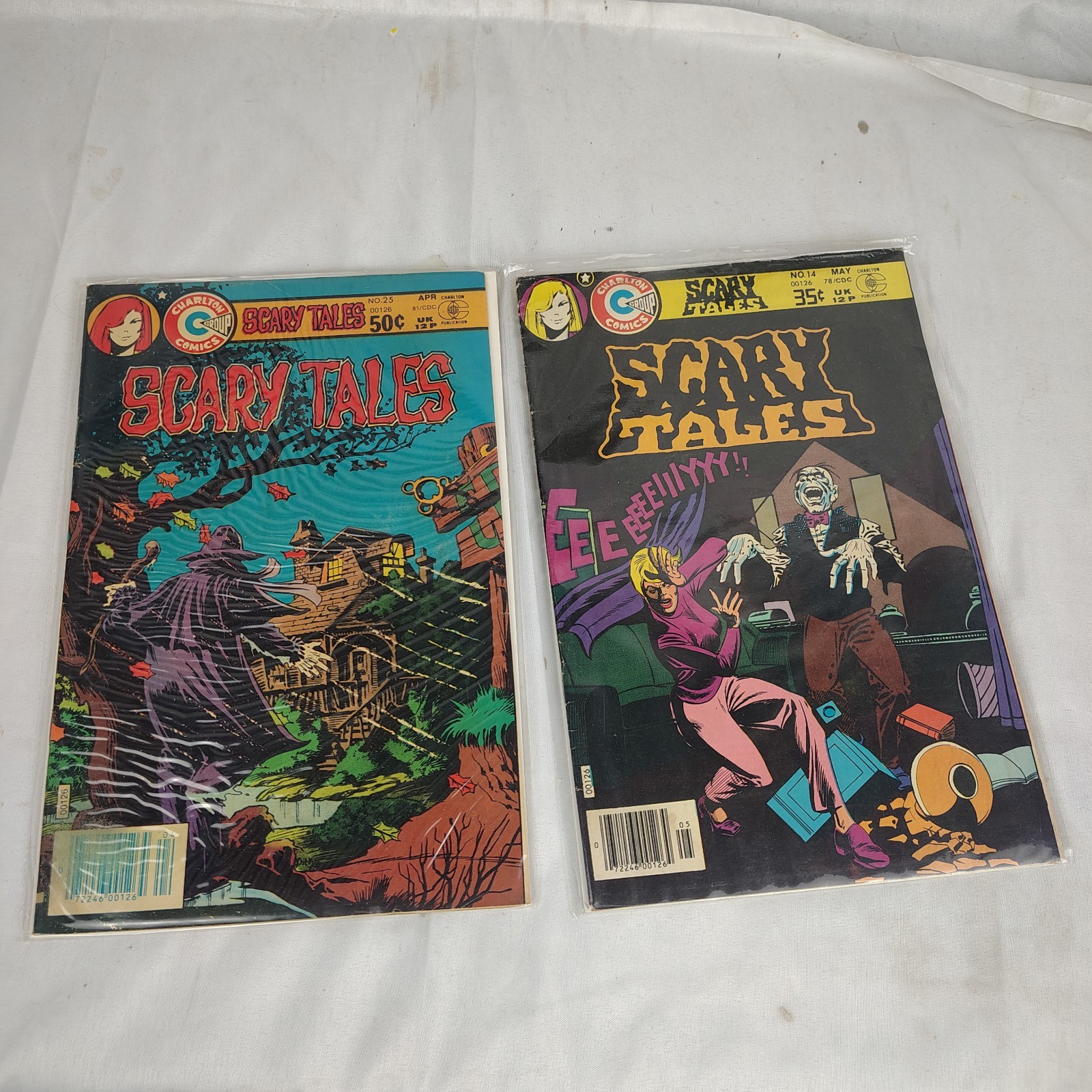 Lotto 14 25 fumetti vintage Scary Tales 1978 1981