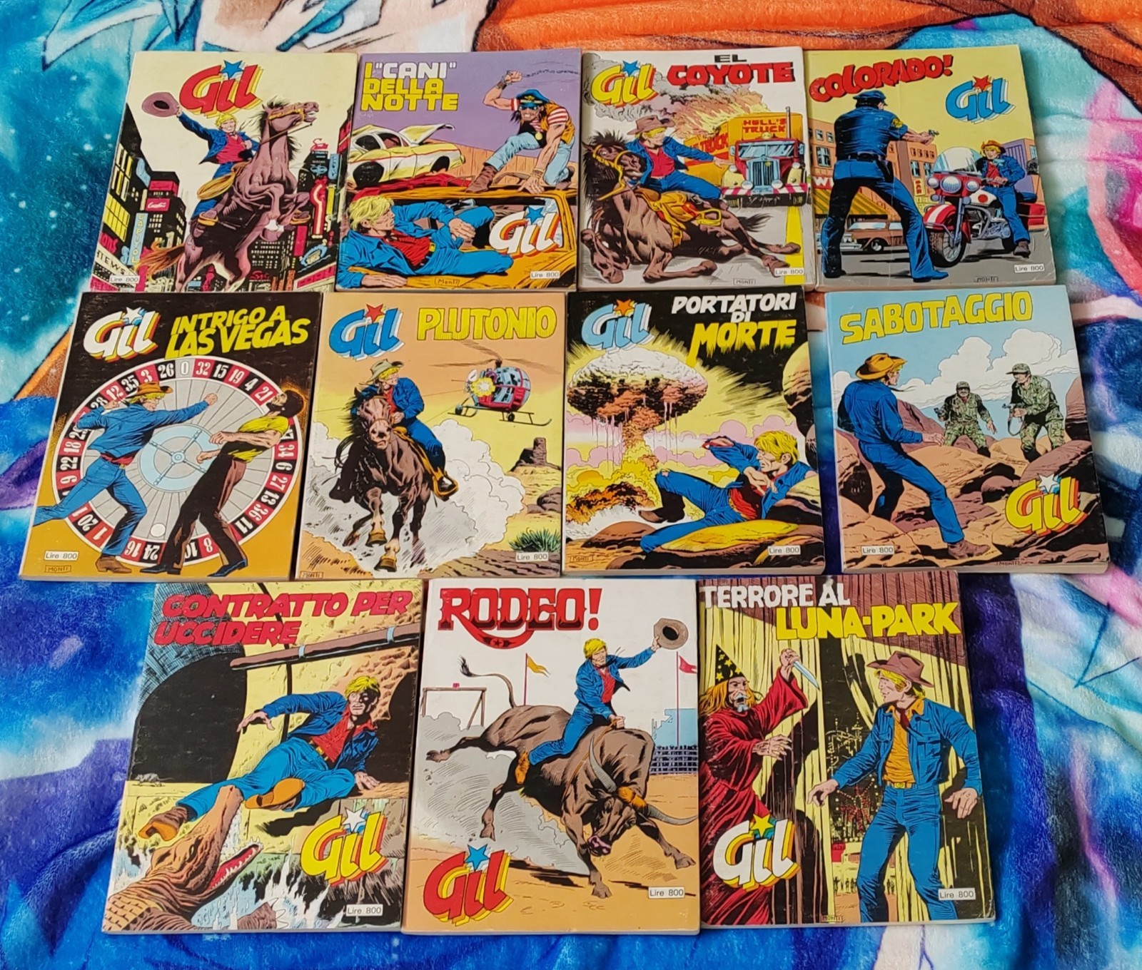 Gil lotto 11 fumetti n. 1-11 Serie Completa