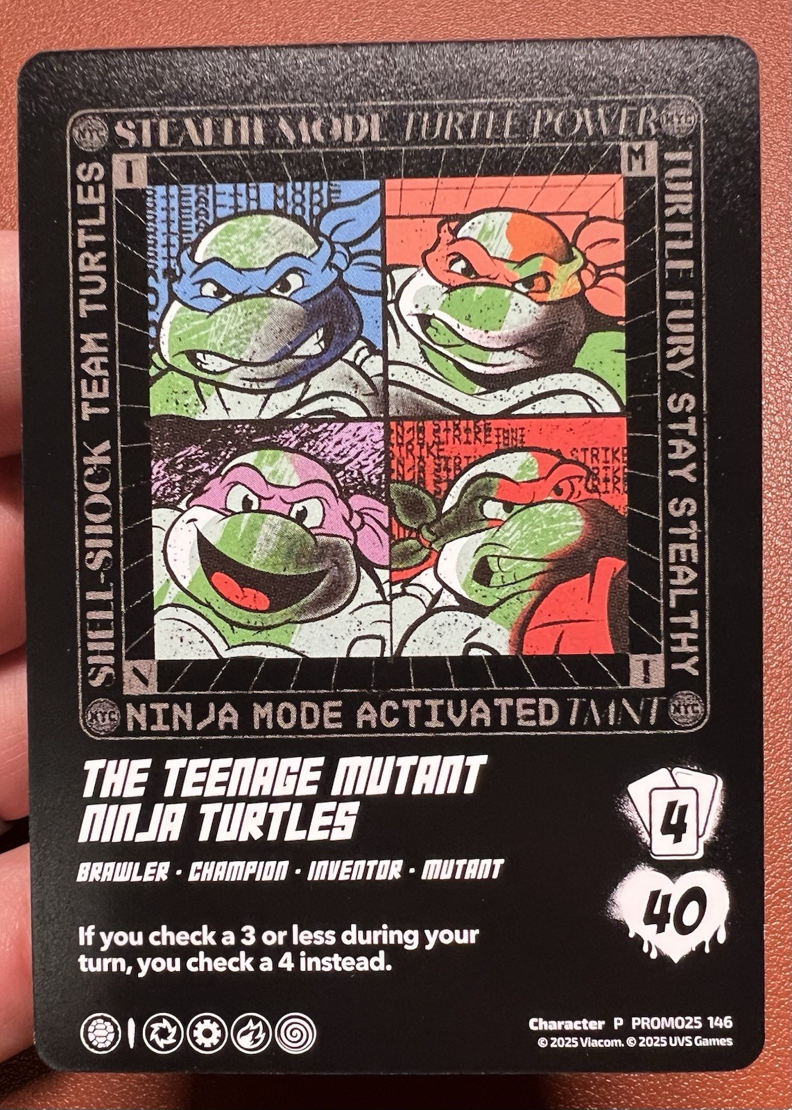 Universus The Teenage Mutant Ninja Turtles Gen Con 2025 Promo Alternate Art