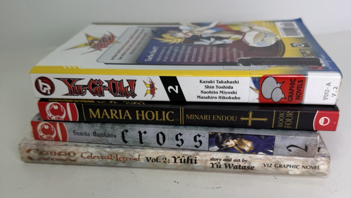 4 Libri Manga Croce Maria Holic Yu-Gi-Oh Arco-V Cerere