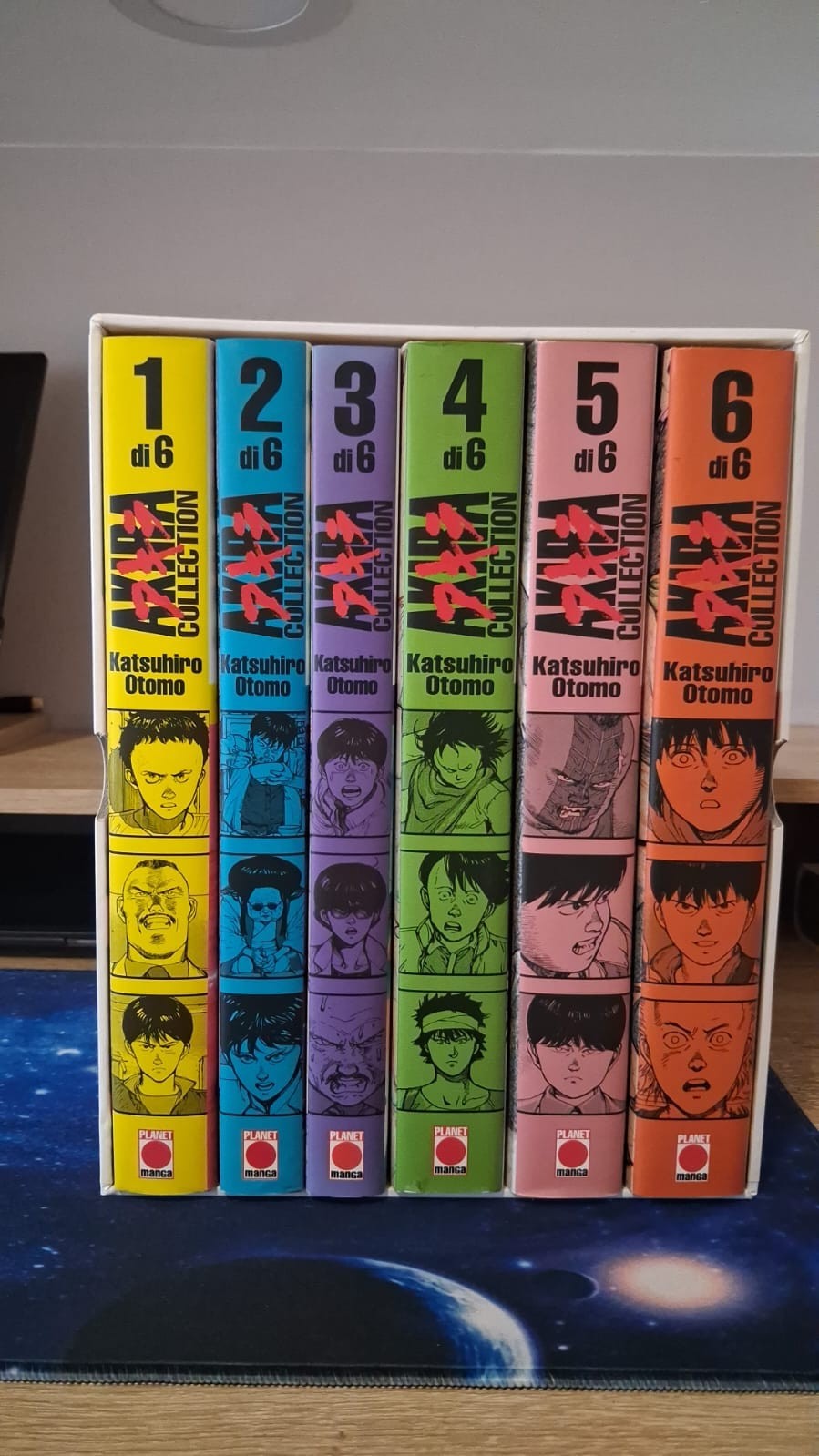 AKIRA COLLECTION 1/6 COMPLETA CON COFANETTO PLANET MANGA RARISSIMO