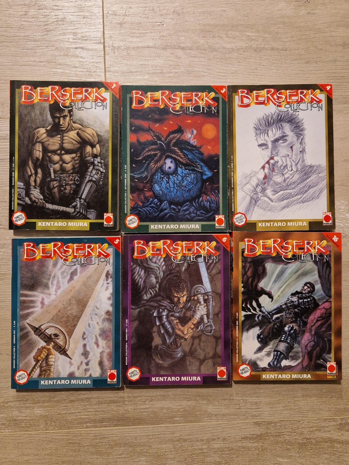 Planet Manga Berserk Collection lotto volumi assortiti Kentaro Miura Prima ed.