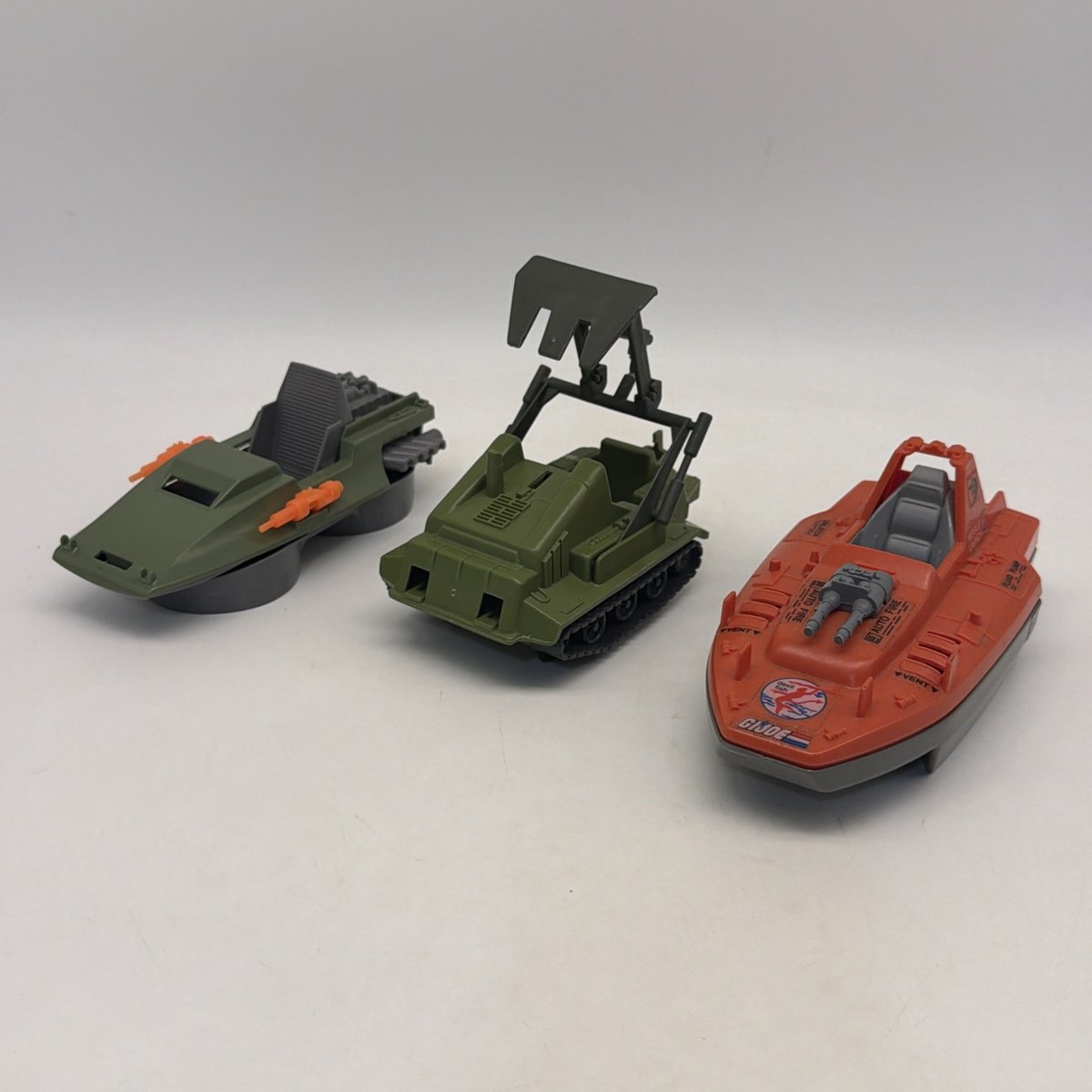 Lotto incompleto/giocattolo Gi Joe Three (3) vintage da collezione! 