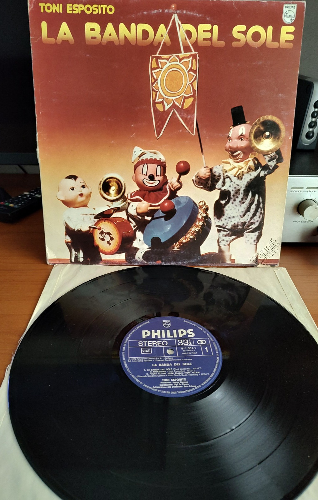 33 GIRI - TONI ESPOSITO - LA BANDA DEL SOLE - 1978 PHILIPS SUCCESSO 8110011