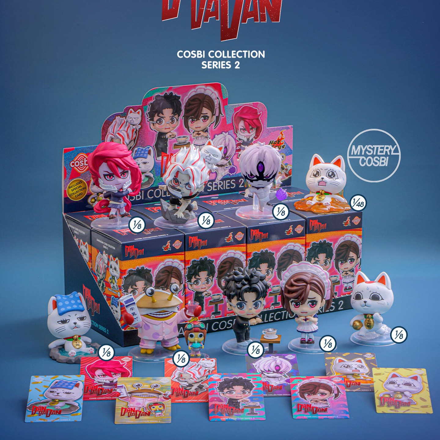 Hot Toys Cosbi Collection Dandadan Series 2 Mini Figure Statue Confirmed Item