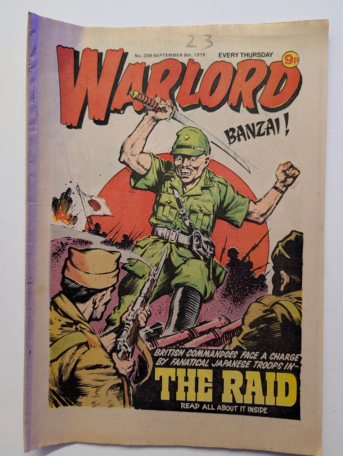 Warlord Comic No 259, September 8th 1979