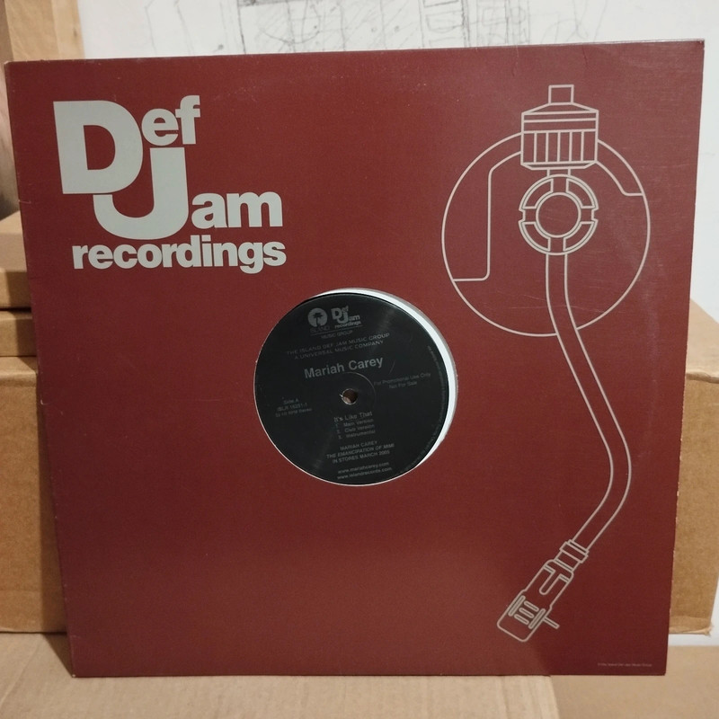 Maríah carey - it's like that 12" black vinyl