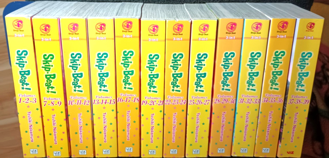 Skip Beat Volumi 1-3, 7-39 Omnibus 3 in 1 Manga. Lotto Yoshiki Nakamura. 12 libri