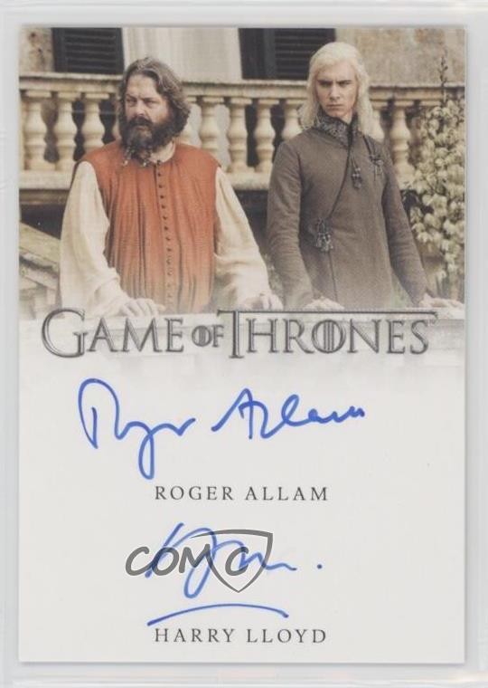 2019 Game of Thrones Inflexions Dual Roger Allam Magister Illyrio as Auto 0x4k