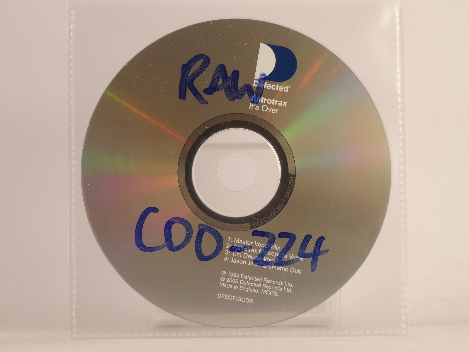 ASTROTRAX IT'S OVER (X5) 4 Track CD Single including Plastic Sleeve DEFECTED