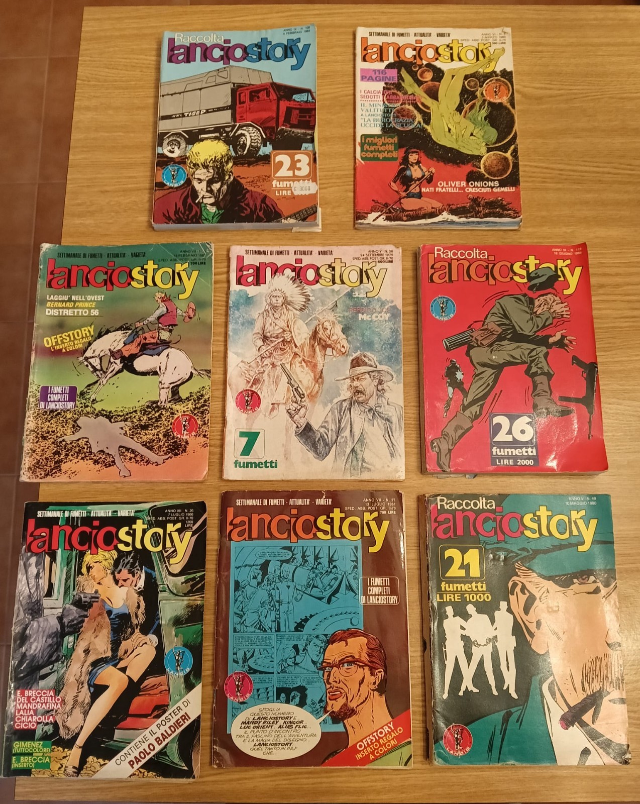 fumetti 8 pezzi lanciostory