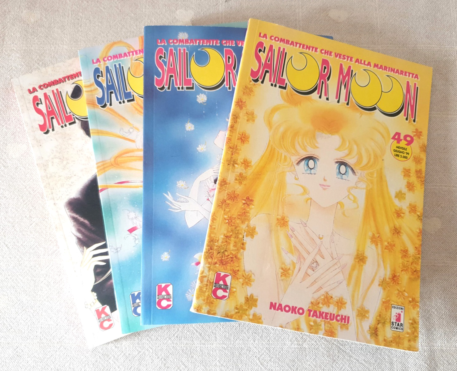 Sailor Moon - lotto 4 volumi 46/49 - Fumetto Manga Japan Naoko Takeuchi (1999)