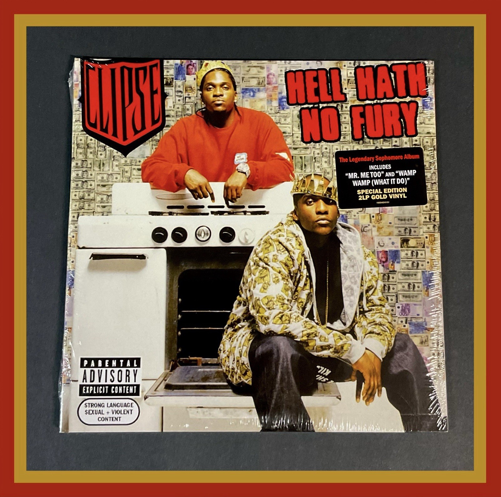 Clipse - Hell Hath No Fury New on 2LPs On Gold Vinyl Gangsta Rap Hip Hop