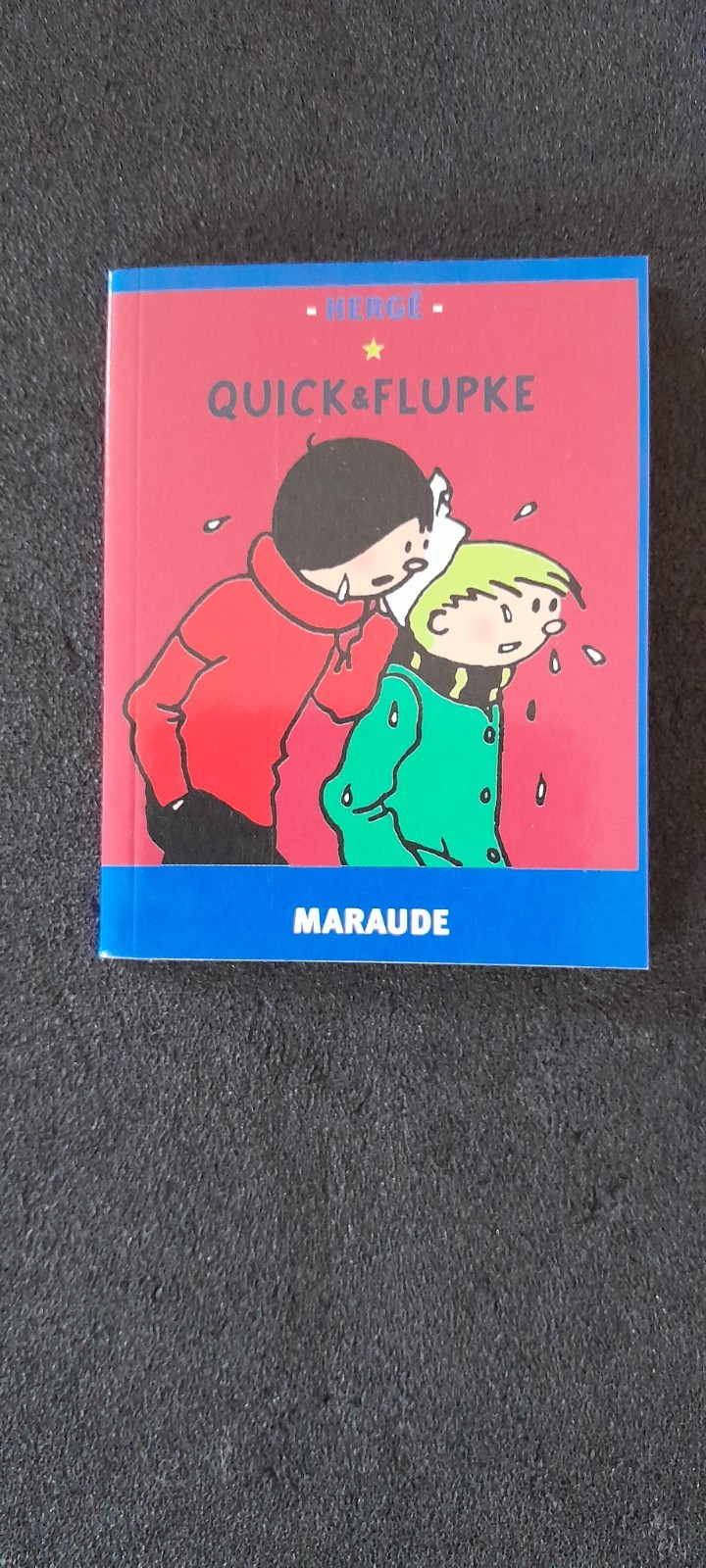 MINI RECIT QUICK ET FLUPKE HERGE TINTIN TIRE DE L ALBUM CATASTROPHE