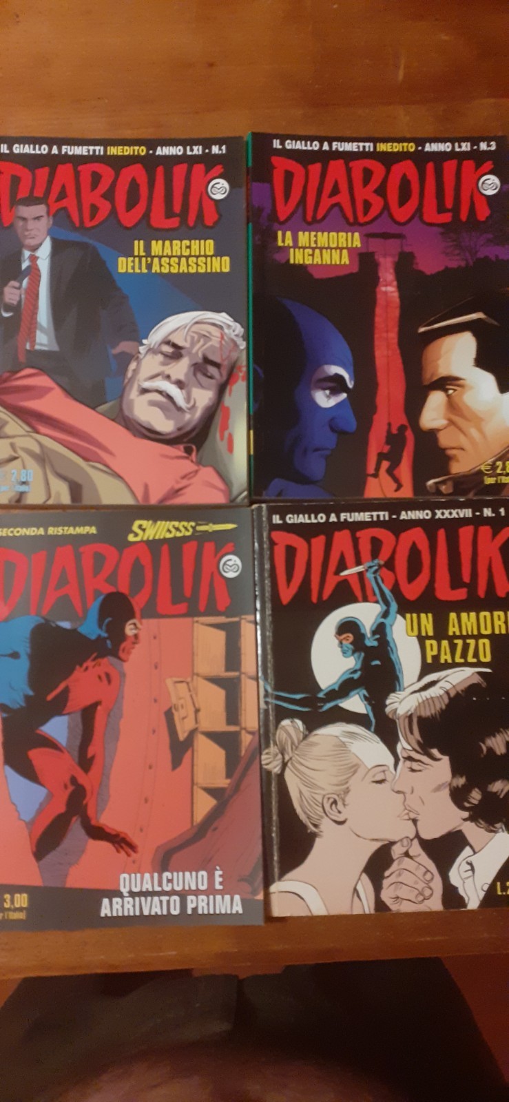 fumetti lotto 4 Diabolik 