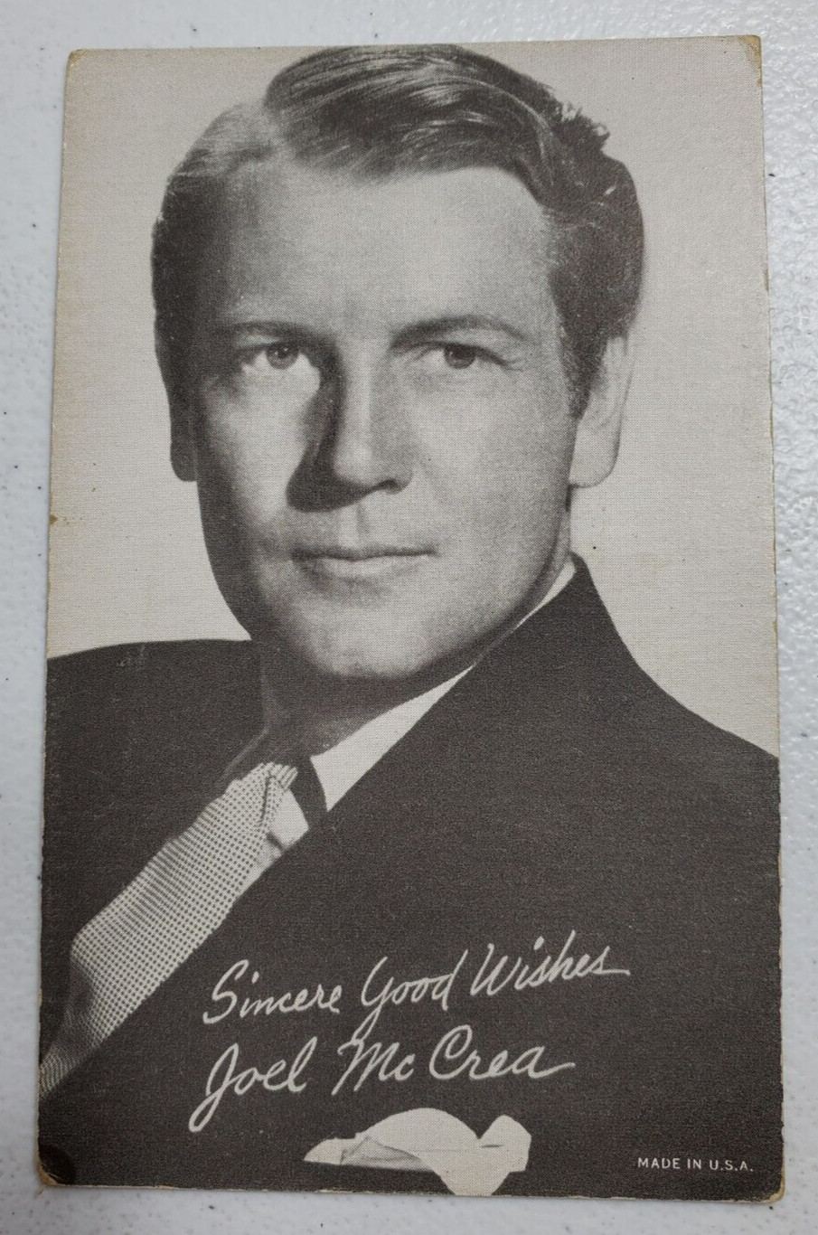 Mostra stella del cinema anni 40-60 Joel McCrea