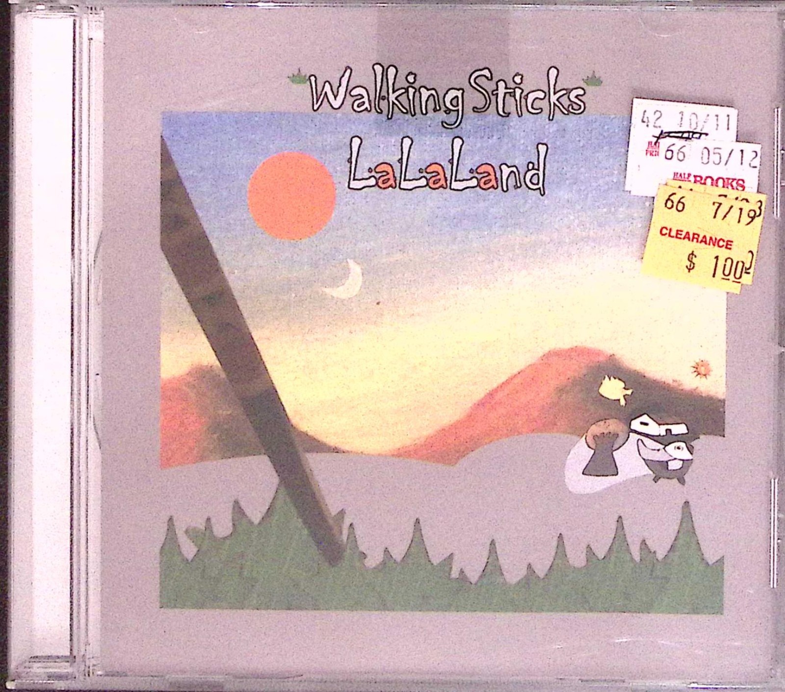 WALKING STICKS  LALALAND  COLLAGE RECORDS  CD 812A