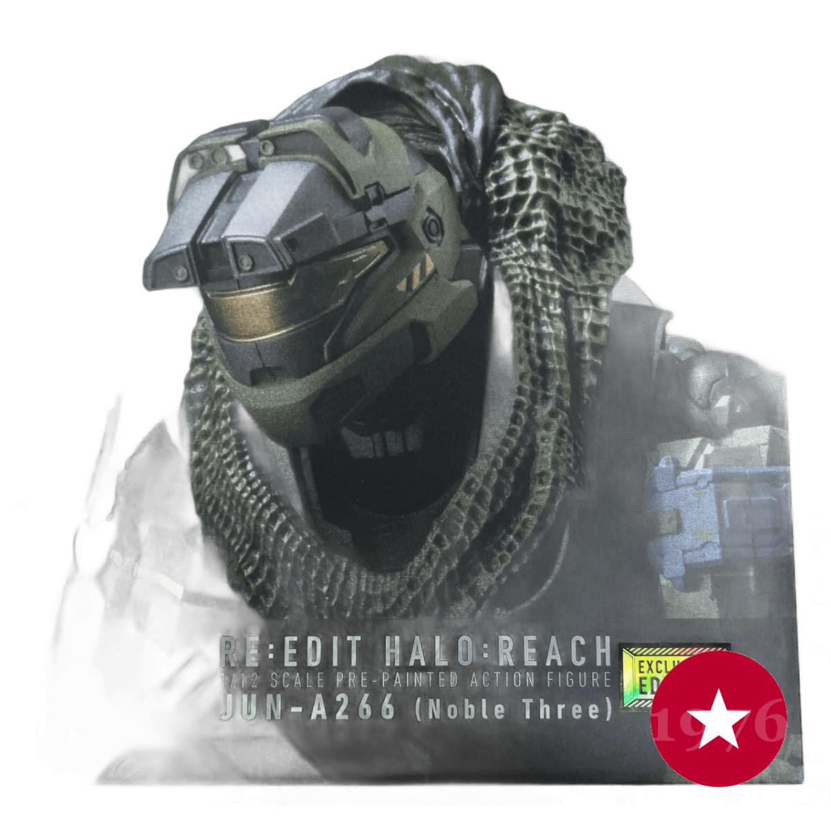 Figurina Union Creative HALO REACH Noble Three JUN-A266 175mm mai aperta Giappone usata