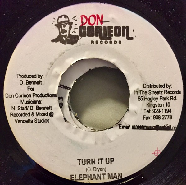 Elephant Man - Turn It Up (7") (Very Good Plus (VG+)) - 3378649113