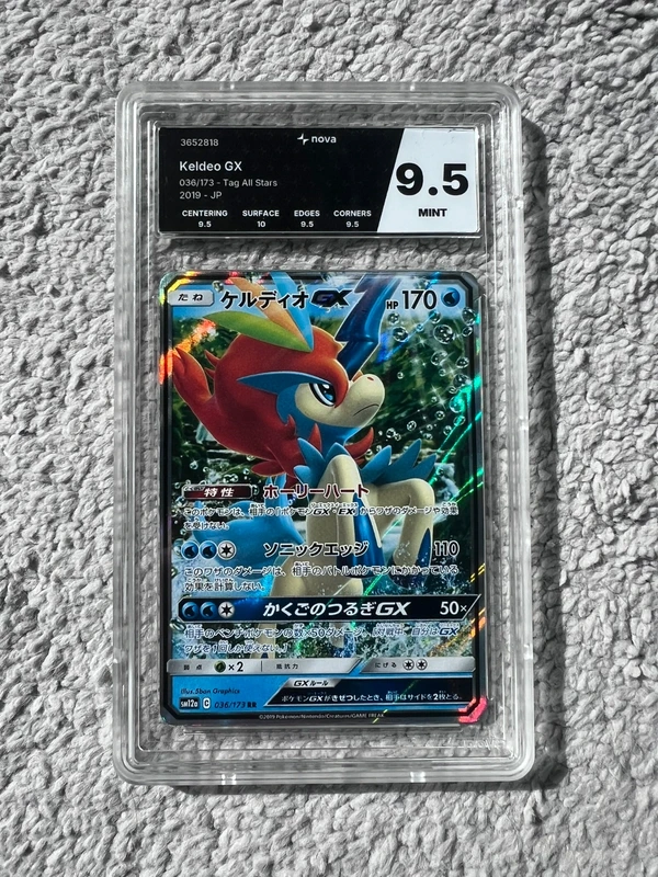 🇯🇵 Carte gradée Pokémon Keldeo GX (sm12a 036) 036/173 Keldeo GX