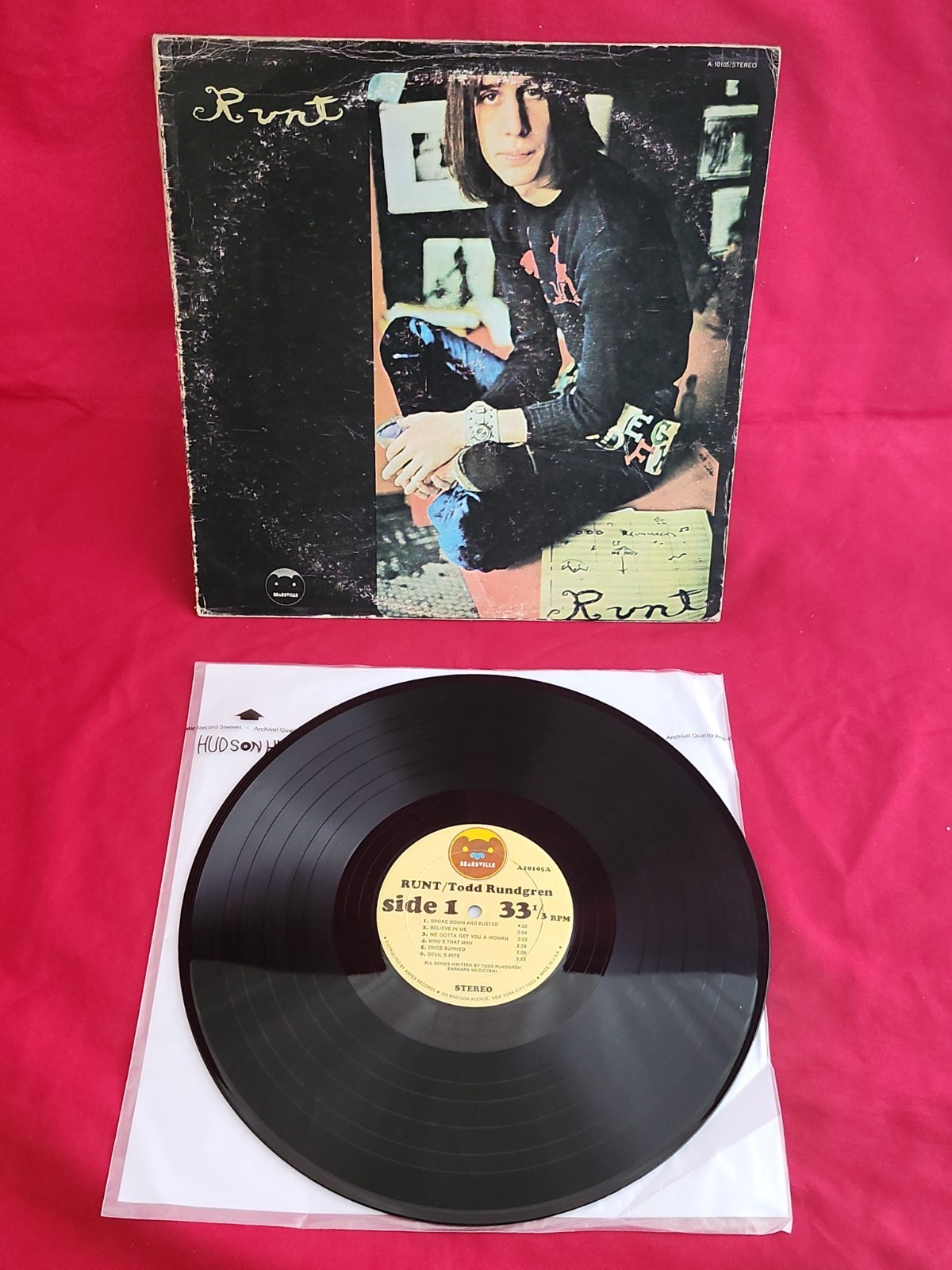 Todd Rundgren Runt Lp Vinyl Record Album