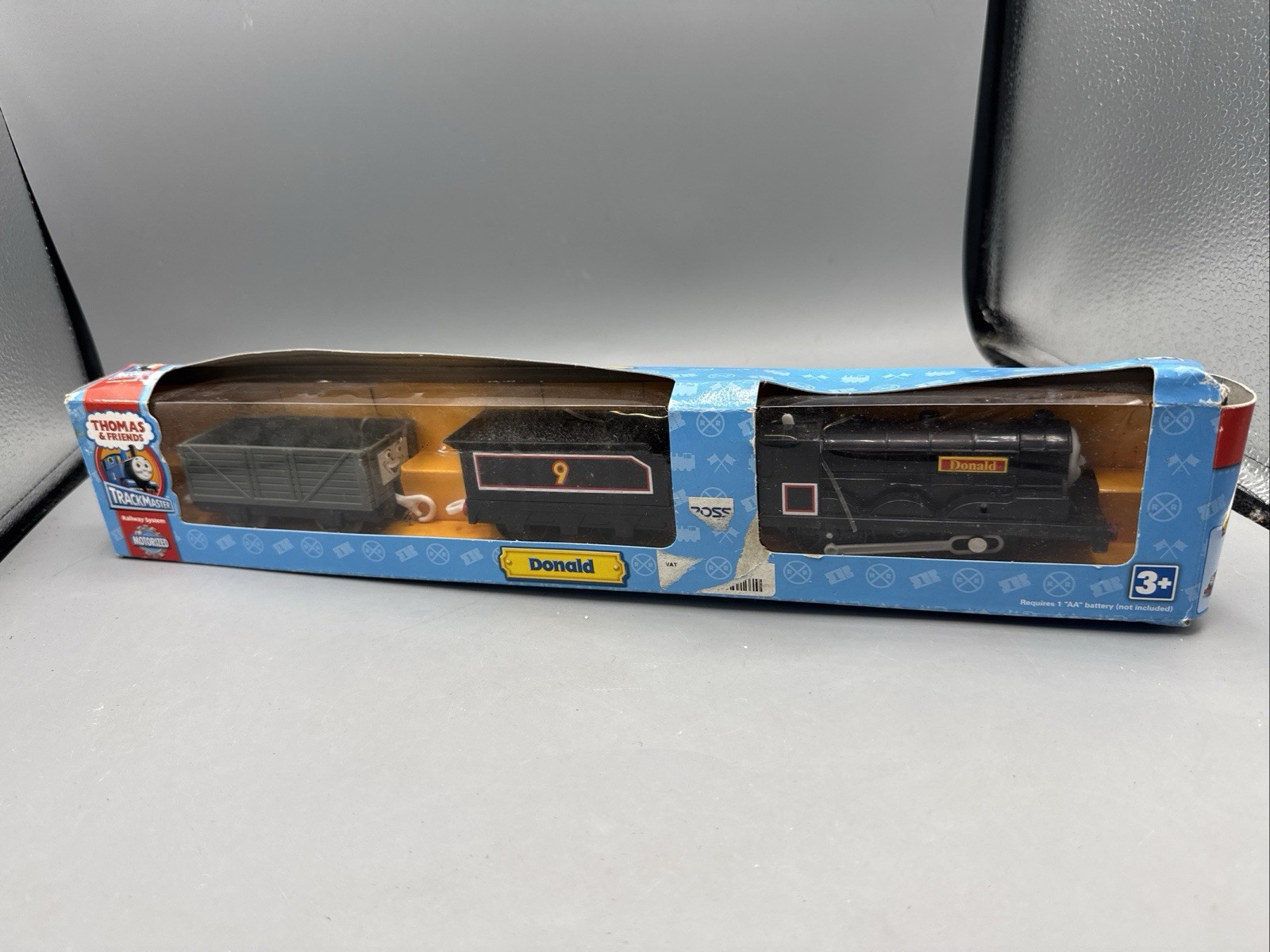 2007 Thomas & Friends DONALD #9 TENDER CARBONE Trackmaster treno motorizzato SIGILLATO