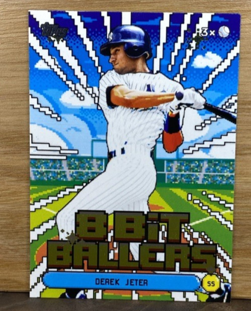 2026 Topps Series 1 Baseball #8B-14 8 Bit Ballers Derek Jeter Yankees