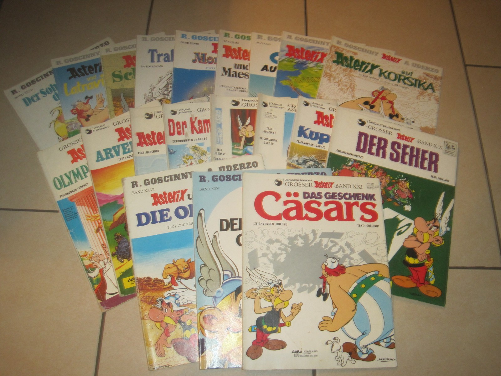 ASTERIX COMICS LOTTO COLLEZIONE 20 PEZZI - EHAPA EDITORE DM TEMPI