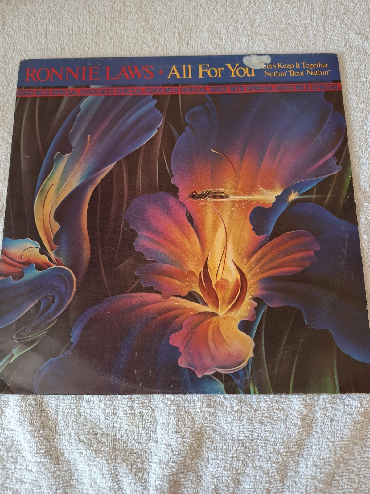 Ronnie Laws - All For You 12" Vinyl Single TESTED EX PLAYBACK