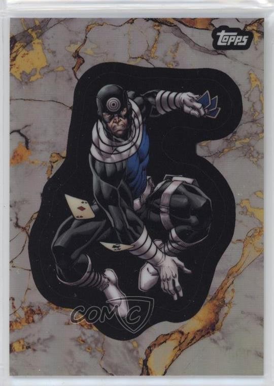 2025 Topps Marvel Comic Book Heroes Golden Anniversary Refractor Bullseye 1i3m