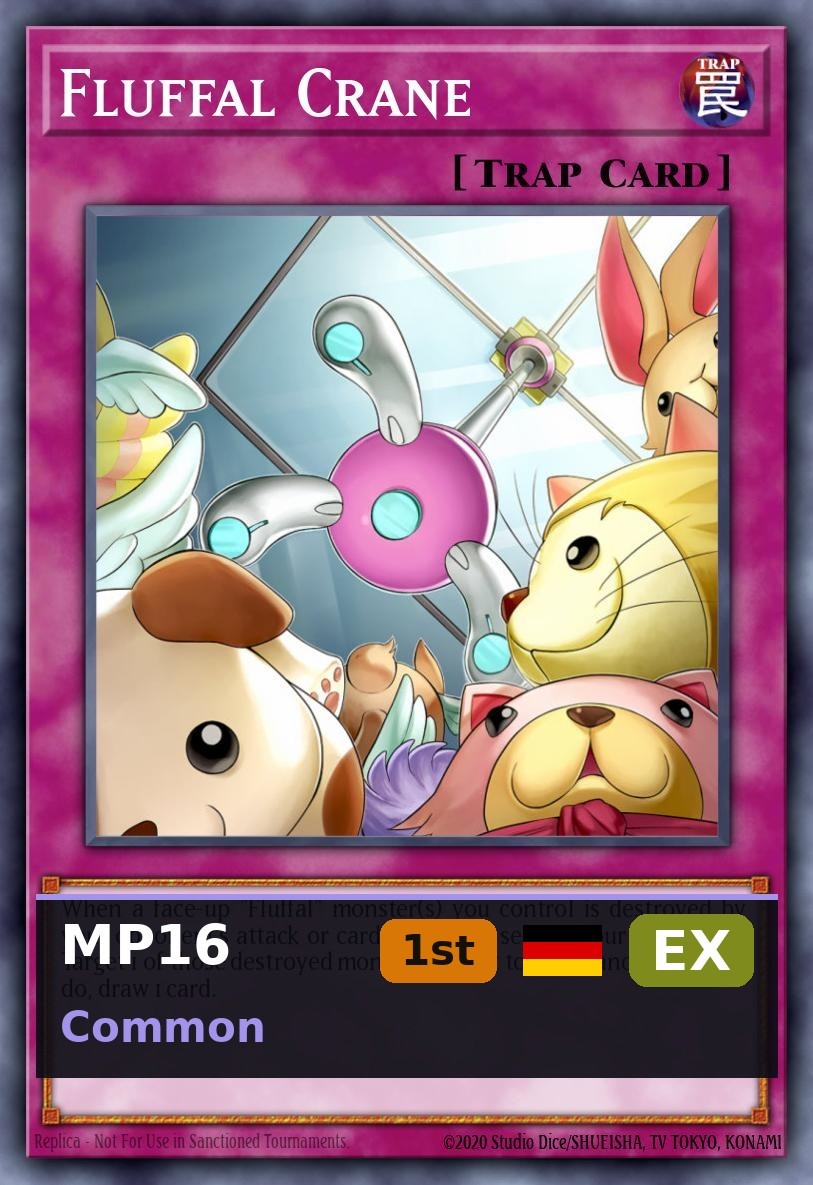 Kuscheltier-Automat MP16-031 1st Edition EX DE Yu-Gi-Oh