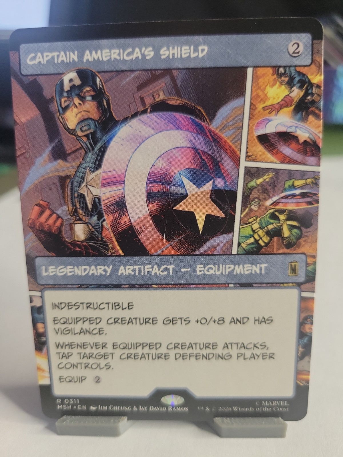 Scudo di Capitan America (senza confini) (0311) Marvel Super Heroes regolare