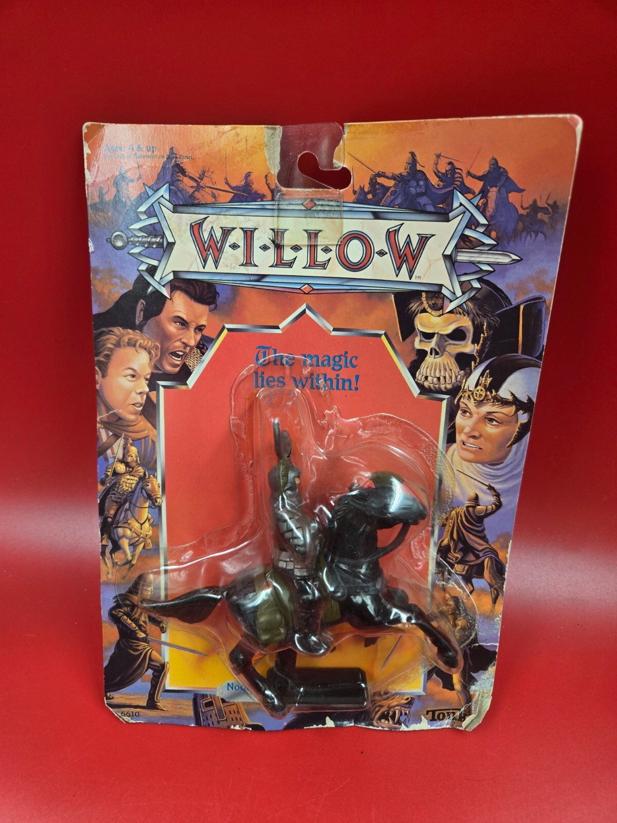 Nockmaar Warior & Horse Willow 1988 Tonka NEW MOSC Vintage Action Figure