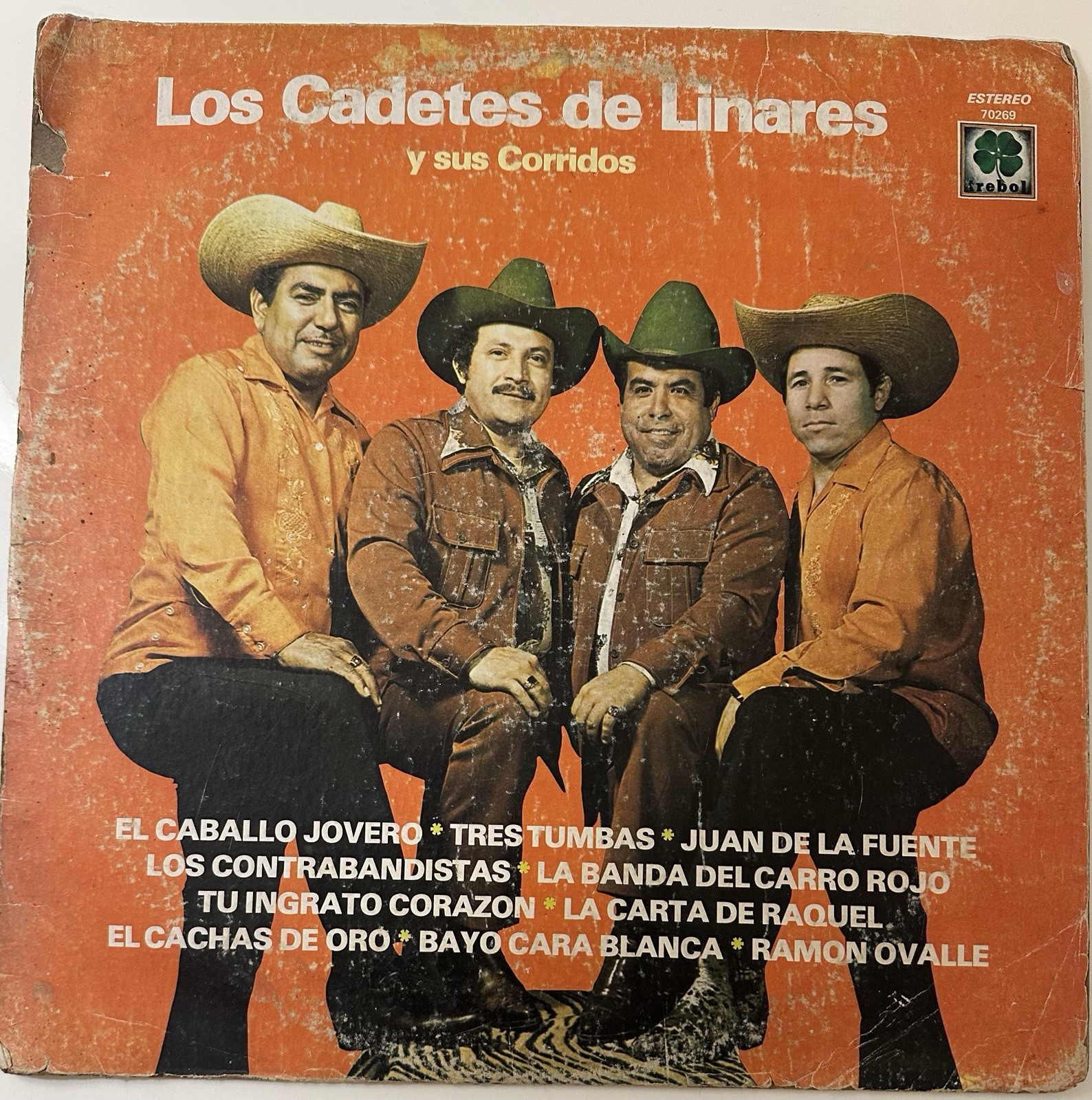 Los Cadetes De Linares - Y Sus Corridos (1 x LP, 1978 MX, G+)