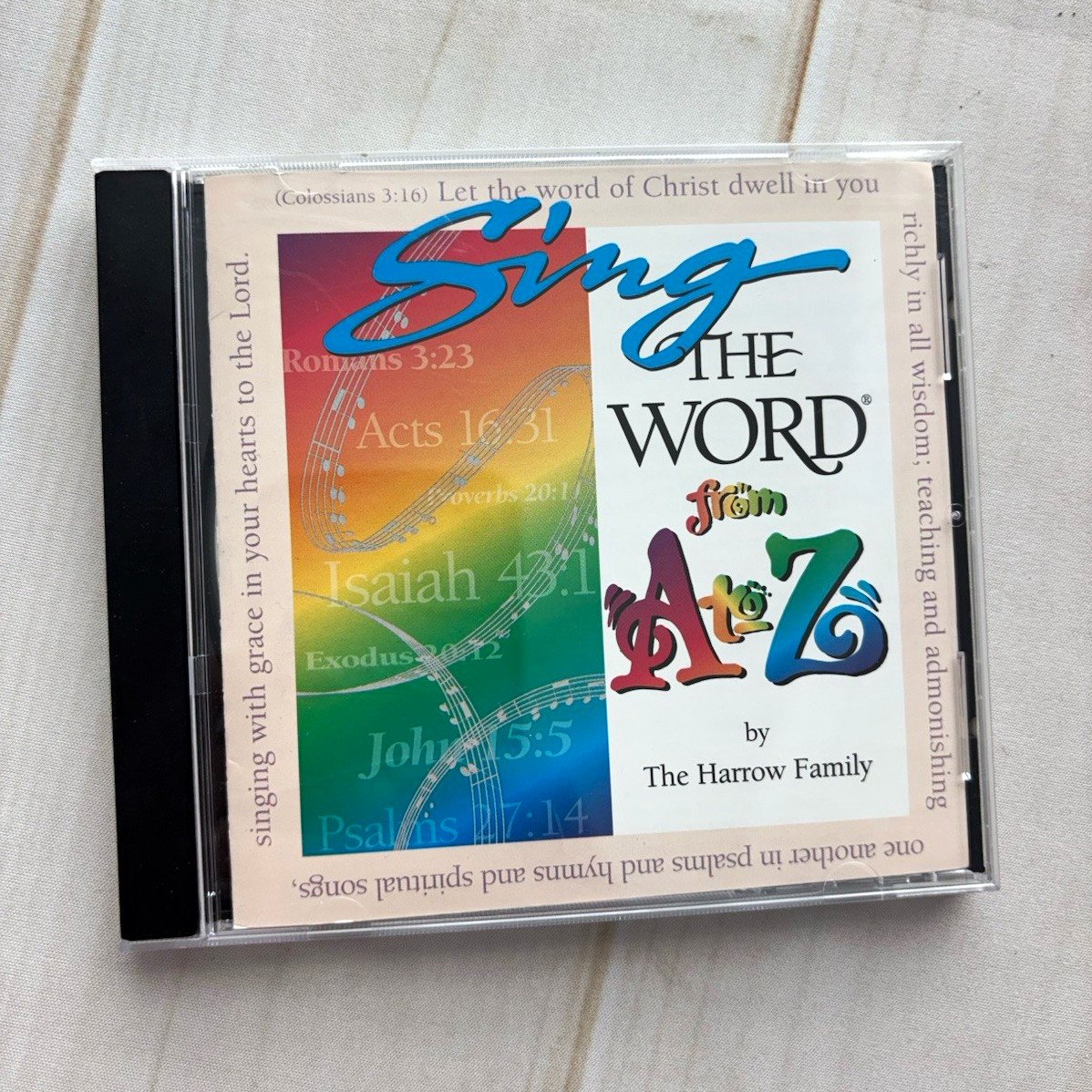 The Harrow Family Sing the Word from A to Z CD 2001 Instrumental