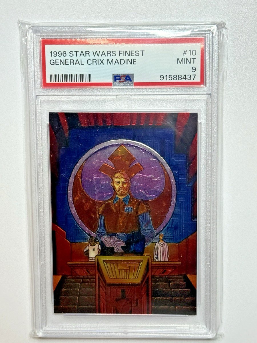 1996 Star Wars Finest - GENERAL CRIX MADINE #10 - PSA 9 - VERY LOW POP!