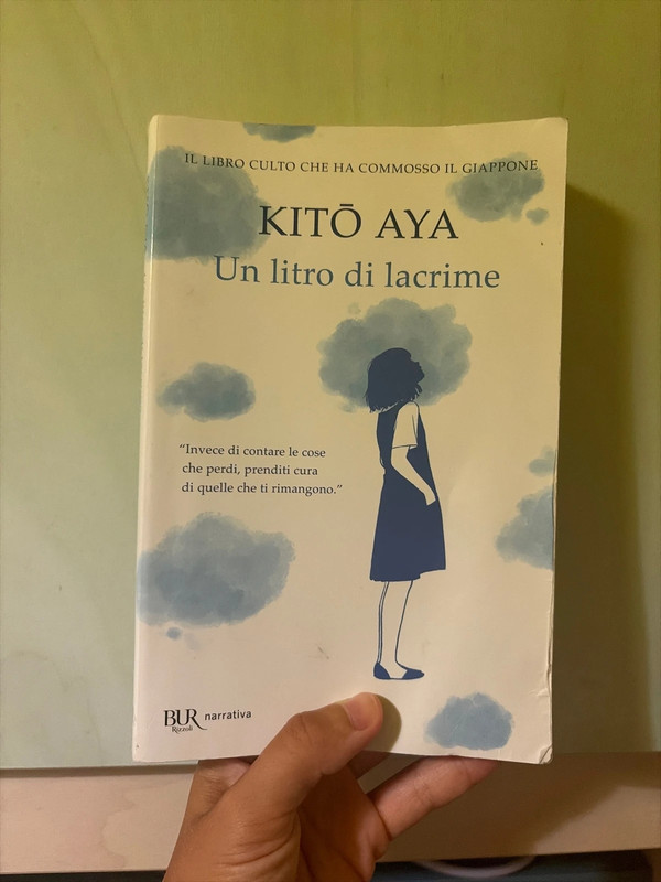 Libro un litro di lacrime di Aya Kito