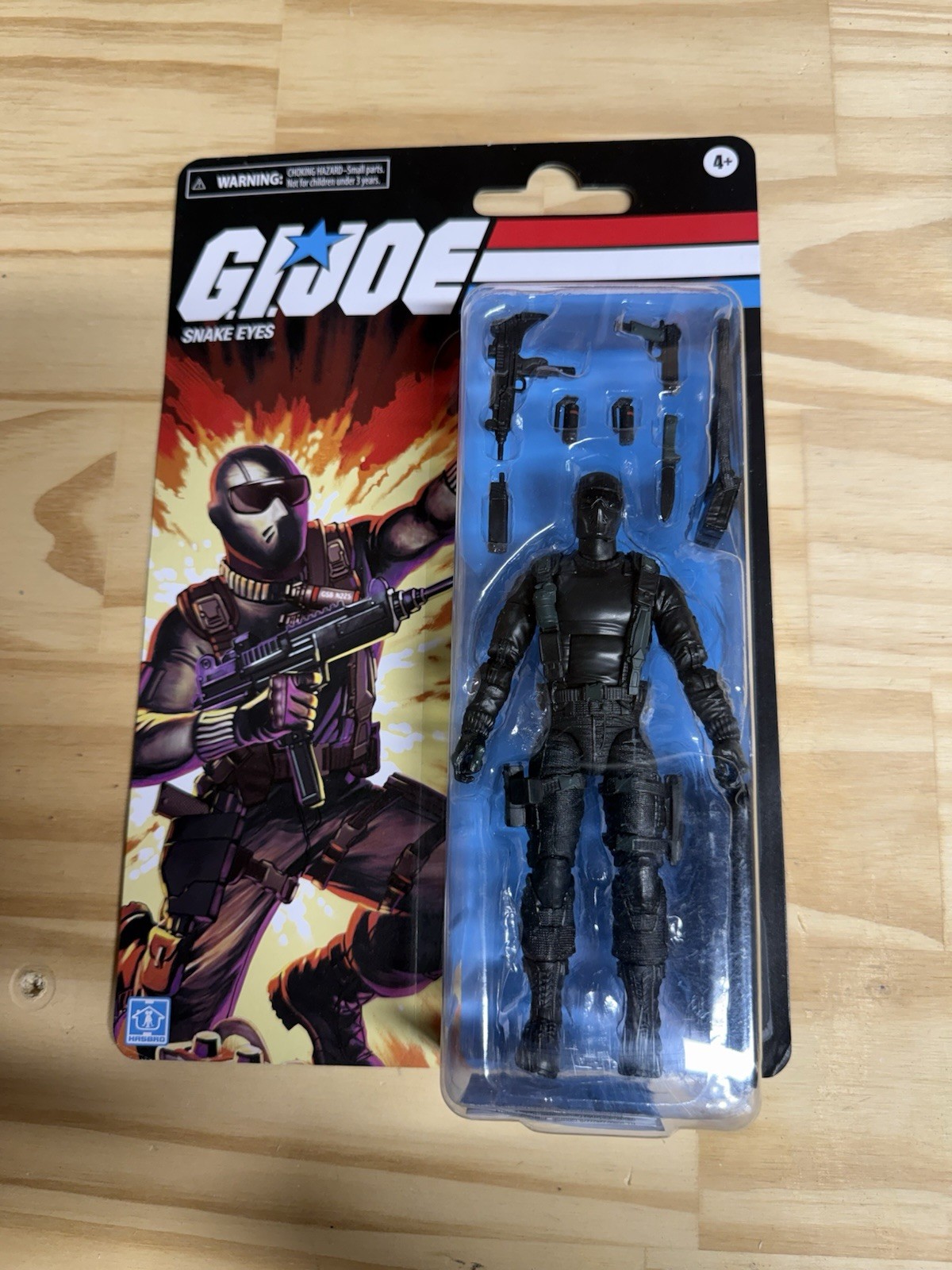 GI Joe Serie Classificata Snake Eyes Retro Hasbro NUOVO Sigillato