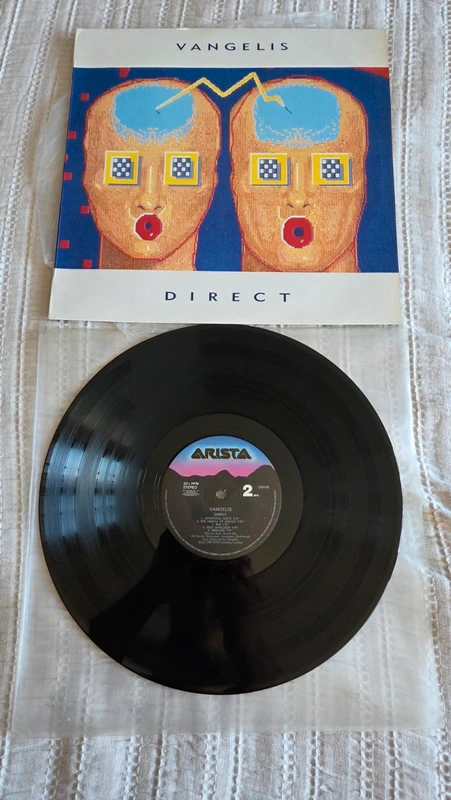 Vangelis – Direct  -LP, Álbum Original de 1988 ed portuguesa