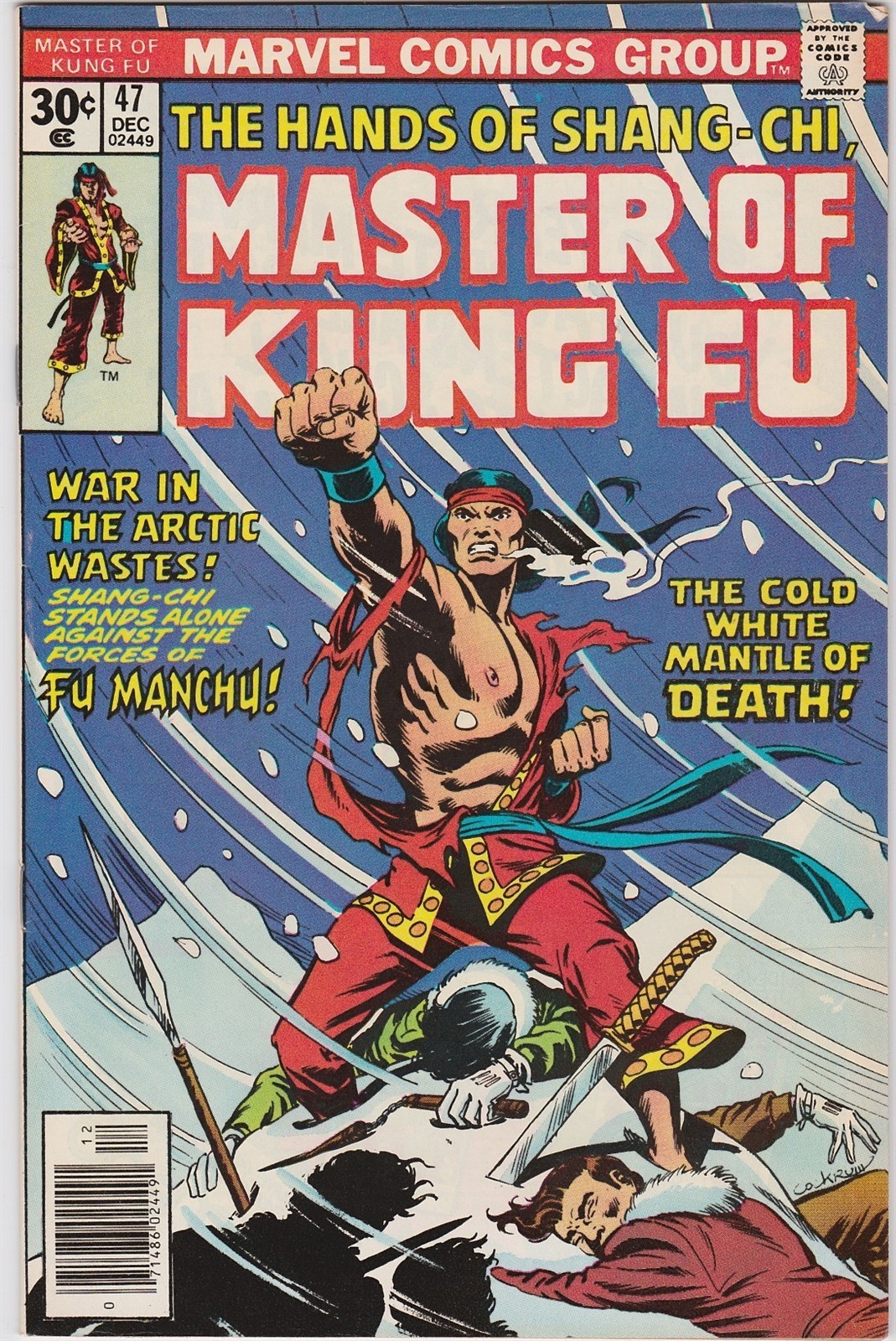MASTER OF KUNG FU #47, DECEMBER 1976! FINE CONDITION! MARVEL CLASSIC!