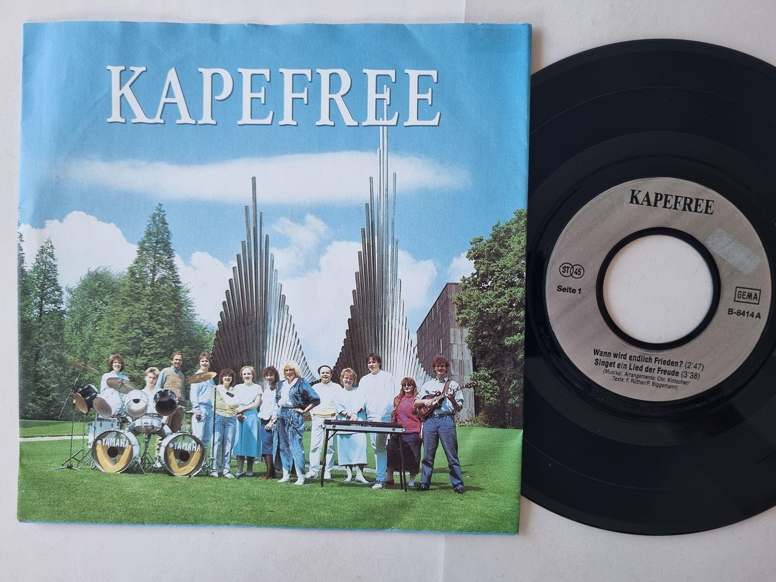 Kapefree - Wann wird endlich Frieden? 7'' Vinyl Germany