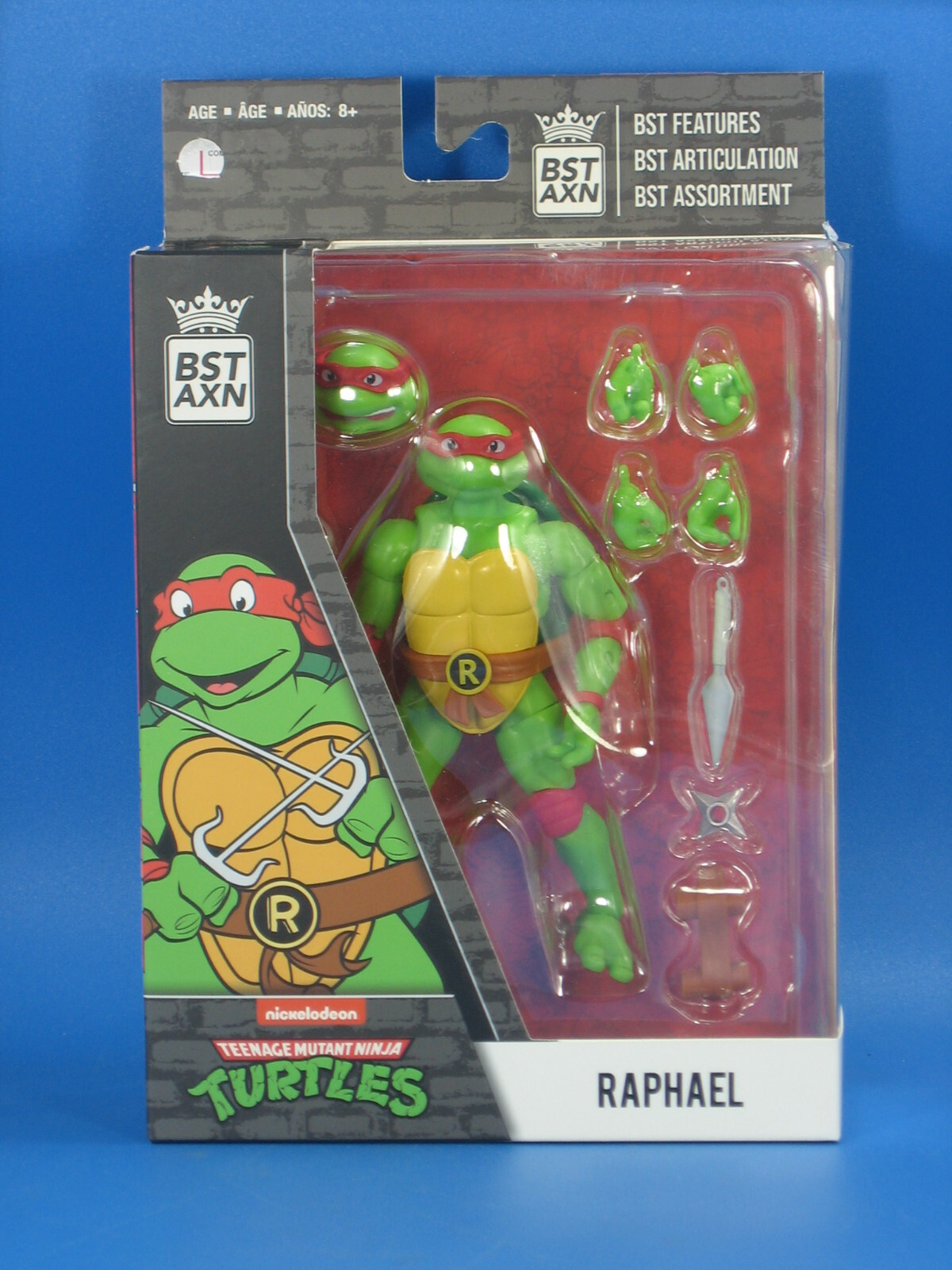 2024 Teenage Mutant Ninja Turtles Raphael BST AXN PX 5" Action Figure Loyal TMNT