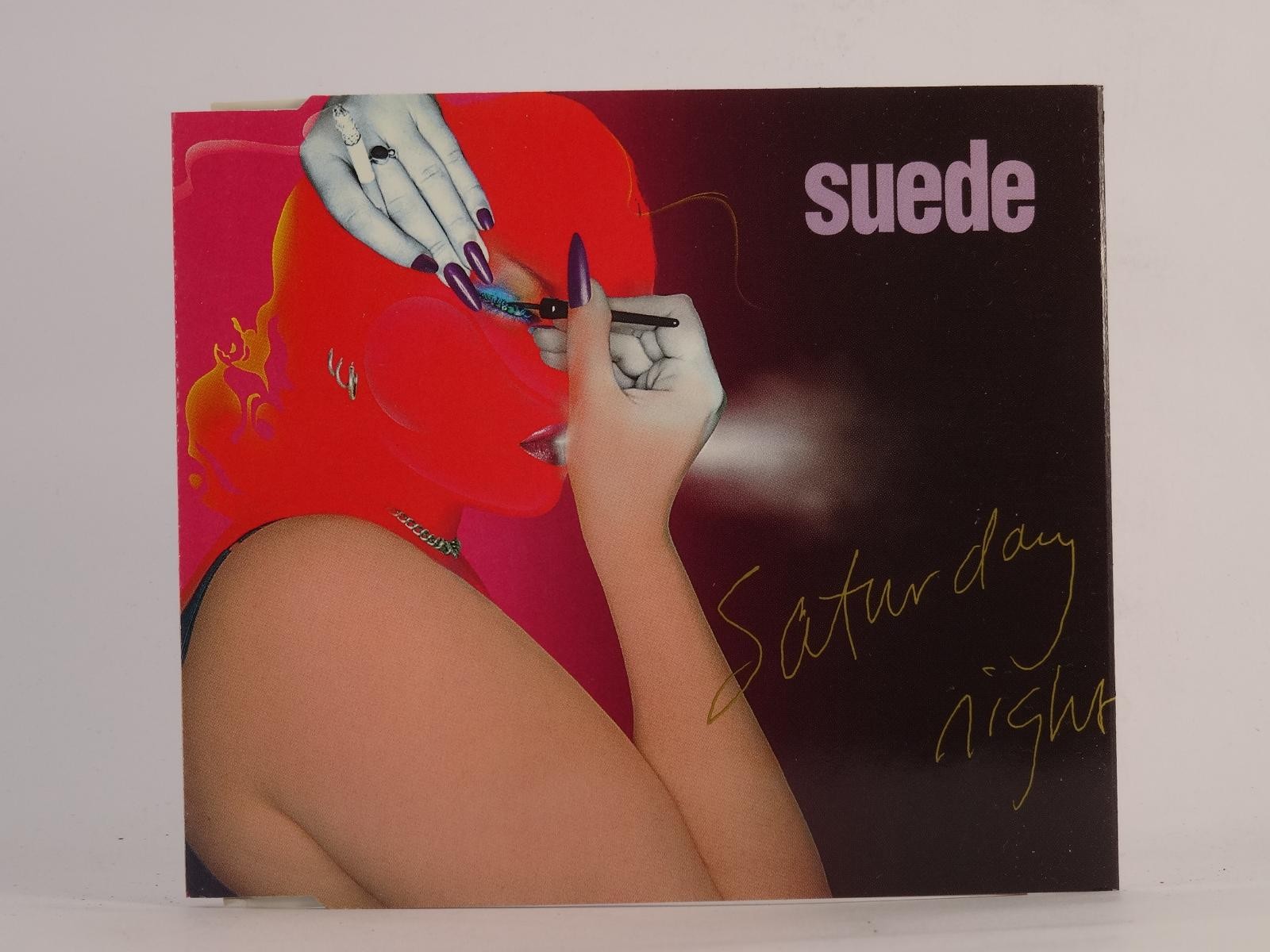 SUEDE SATURDAY NIGHT (I46) 3 Track CD Single including Picture Sleeve NUDE