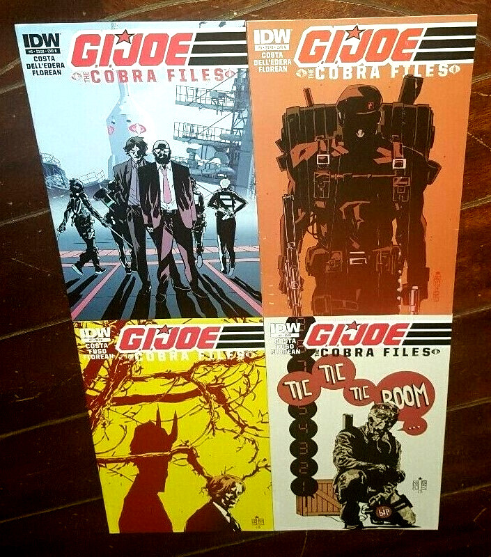 G.I. Joe: Cobra Files #5 thru #8 di Mike Costa, (2013, IDW): spedizione gratuita!