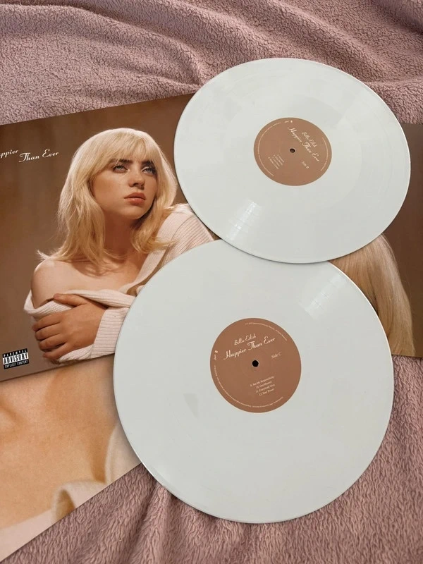 Billie Eilish - Happier Than Ever - Cool Grey Webstore Vinyl
