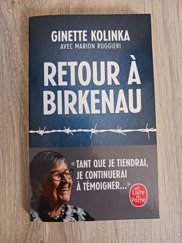 Roman Retour à Birkenau Ginette Kolinka