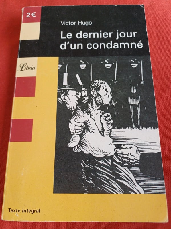 Livre Le dernier jour d'un condamné de Victor Hugo