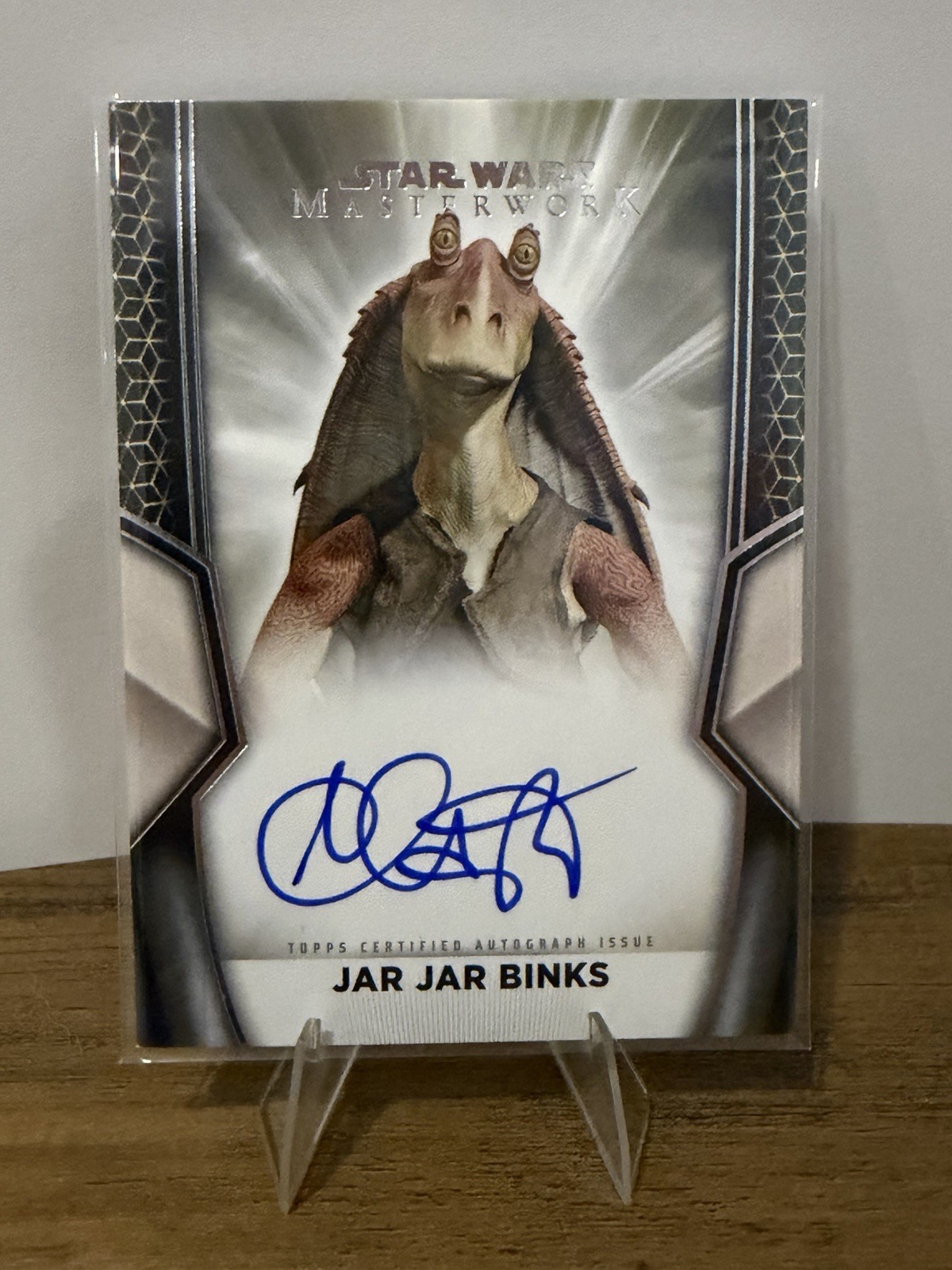 2025 Topps Star Wars Capolavoro Ahmed Best As Jar Jar Binks Auto